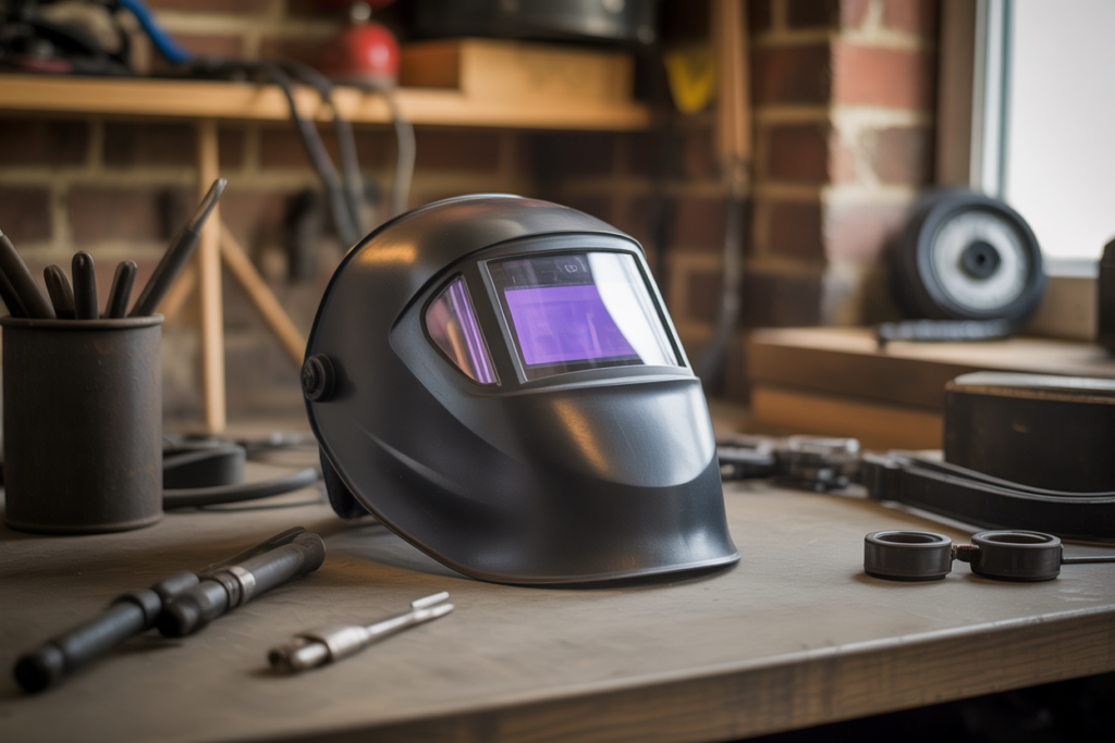 What to look for on a welding helmet’s label and specs